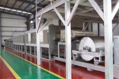 產(chǎn)品用途：鋼帶爐焙燒工業(yè)粉體，規(guī)格：28-1.5米電加熱